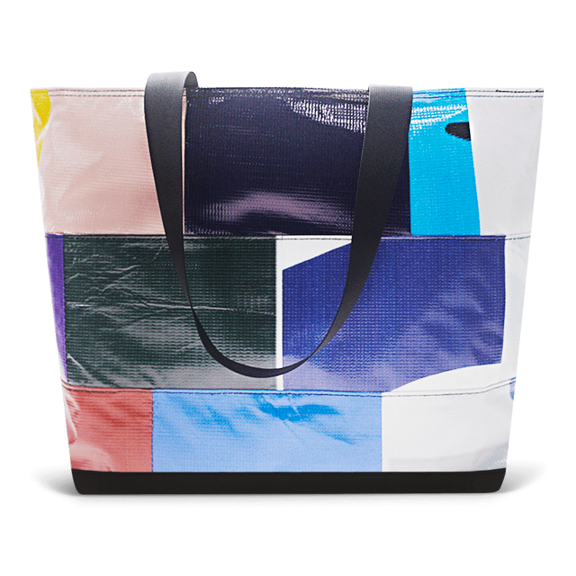 Patchwork Zippered Blake Tote
