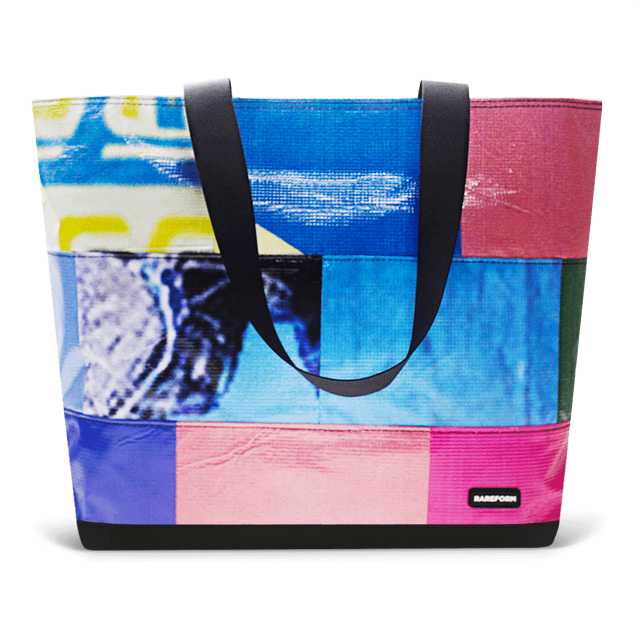 Patchwork Zippered Blake Tote