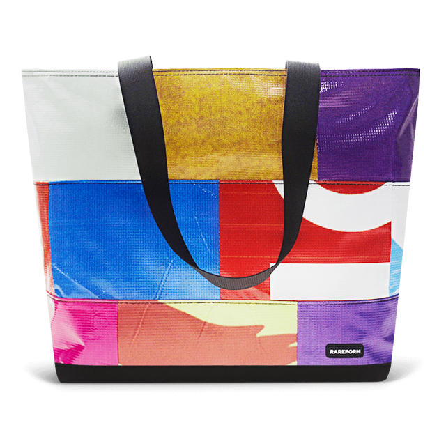 Patchwork Zippered Blake Tote