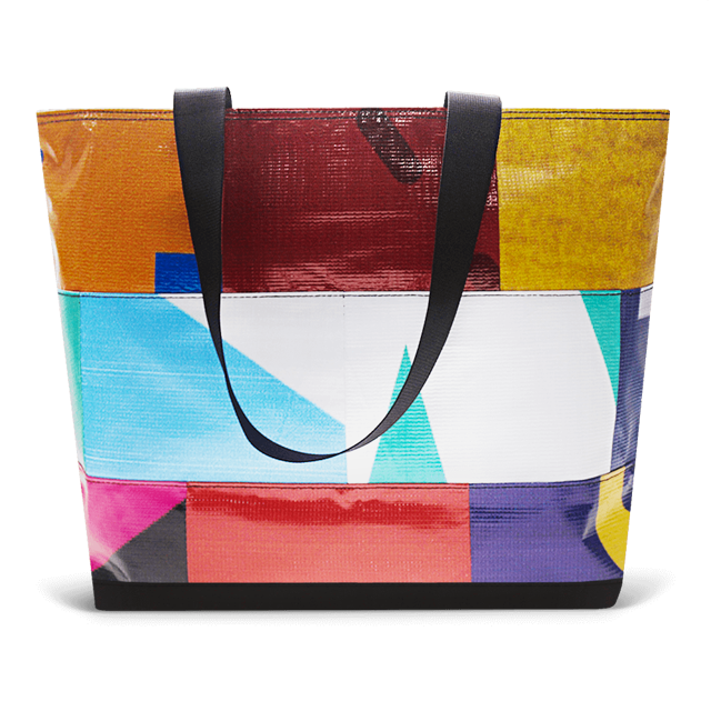 Patchwork Zippered Blake Tote