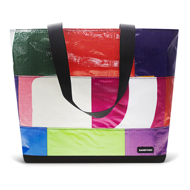 Patchwork Zippered Blake Tote