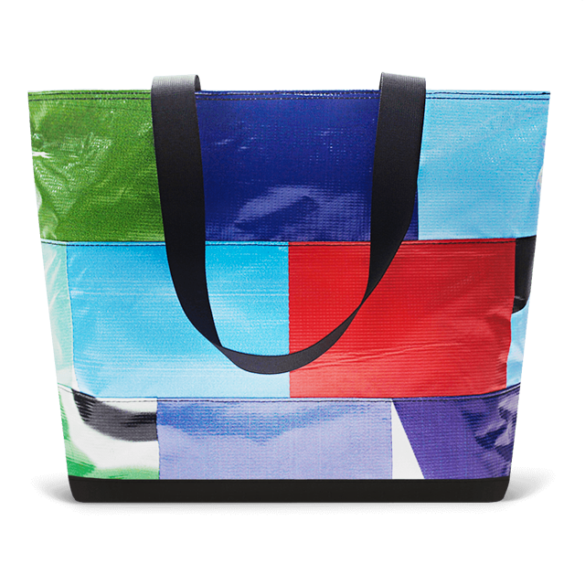 Patchwork Zippered Blake Tote