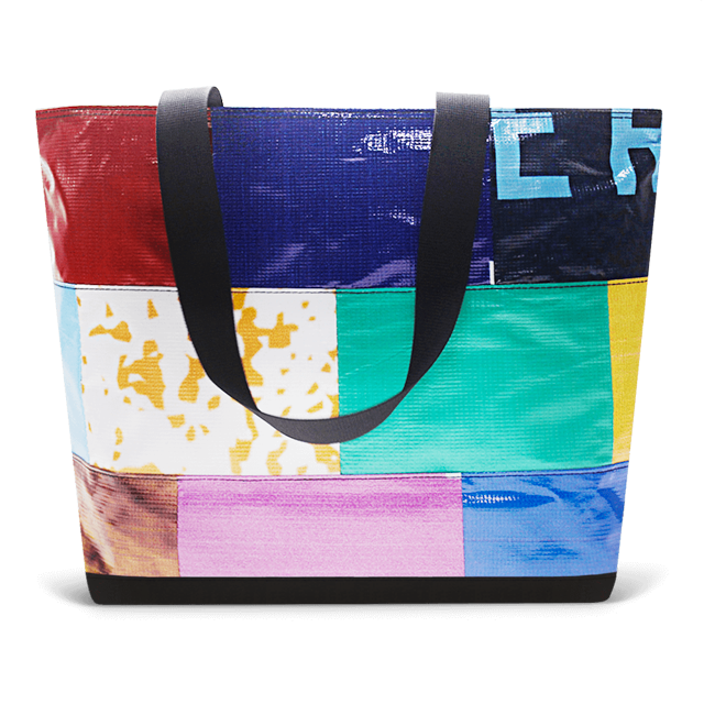 Patchwork Zippered Blake Tote