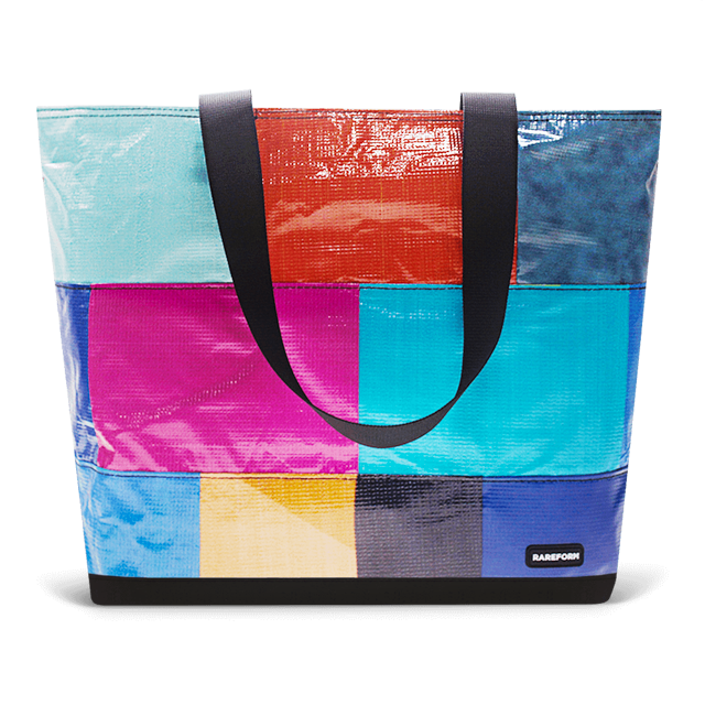 Patchwork Zippered Blake Tote
