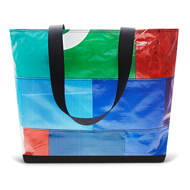 Patchwork Zippered Blake Tote