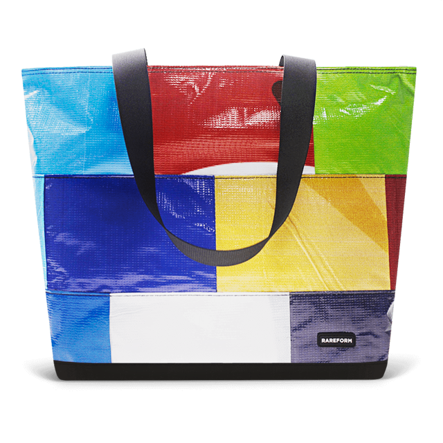 Patchwork Zippered Blake Tote