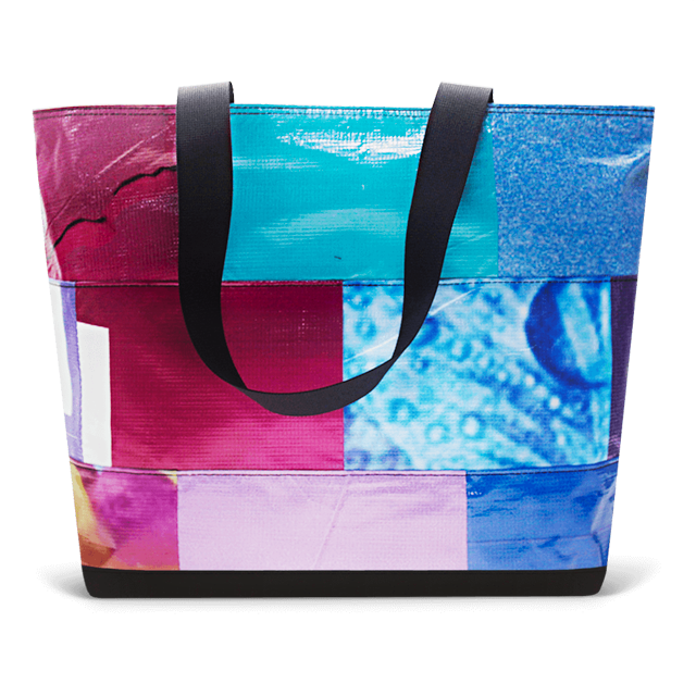 Patchwork Zippered Blake Tote