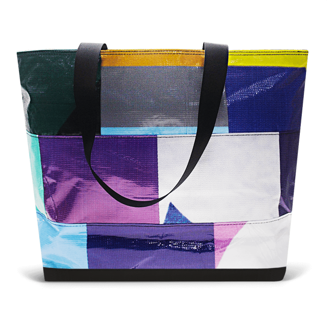 Patchwork Zippered Blake Tote