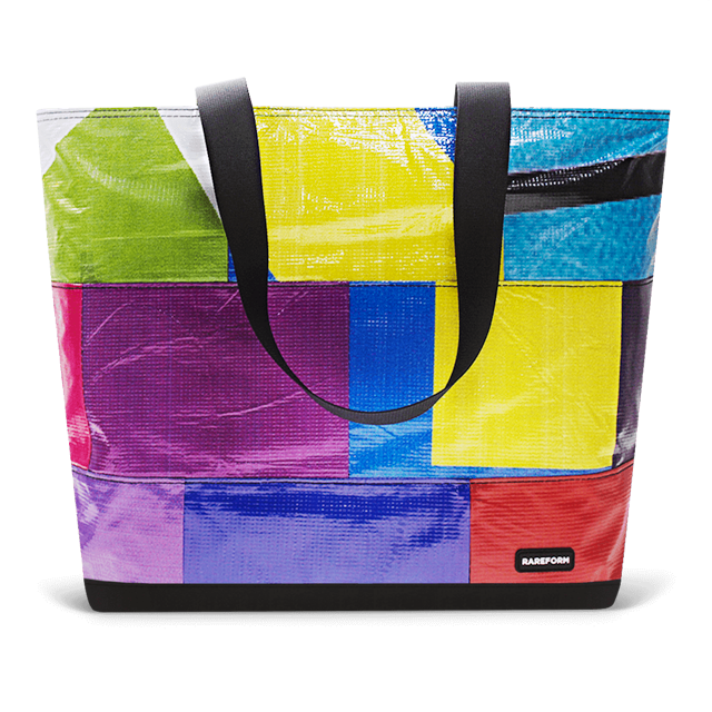 Patchwork Zippered Blake Tote