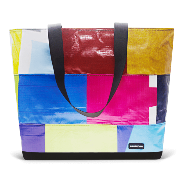 Patchwork Zippered Blake Tote