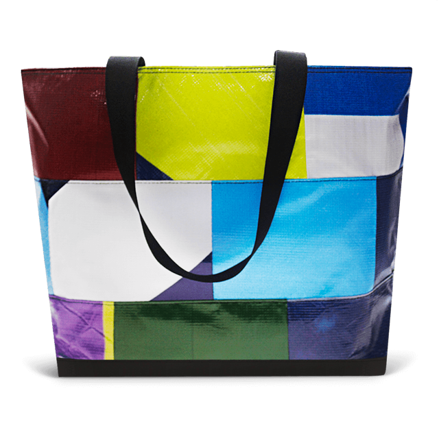 Patchwork Zippered Blake Tote