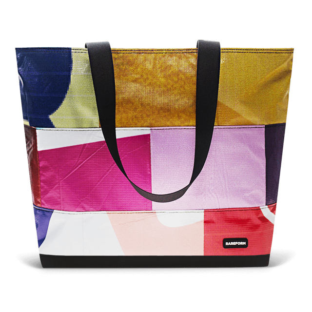 Patchwork Zippered Blake Tote