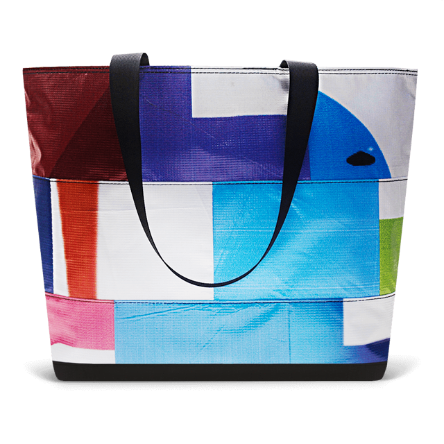 Patchwork Zippered Blake Tote