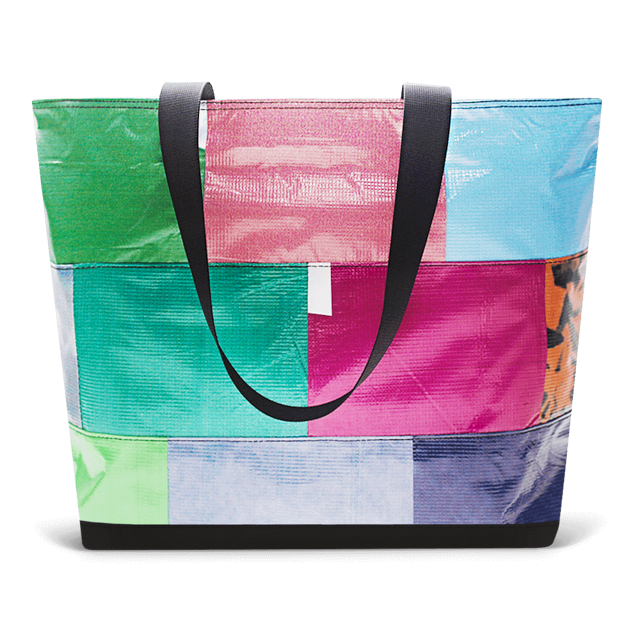 Patchwork Zippered Blake Tote