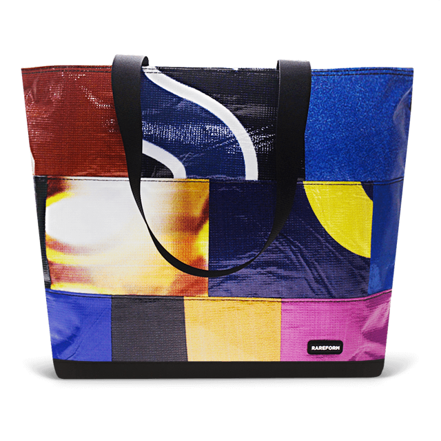 Patchwork Zippered Blake Tote