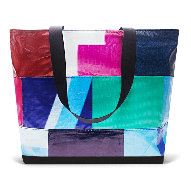 Patchwork Zippered Blake Tote