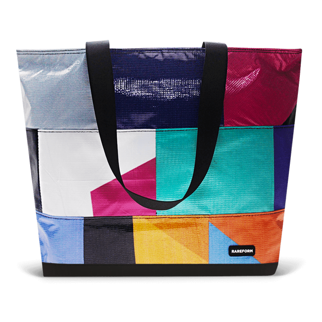 Patchwork Zippered Blake Tote