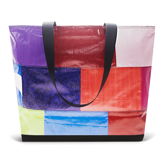 Patchwork Zippered Blake Tote