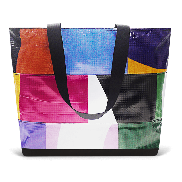 Patchwork Zippered Blake Tote