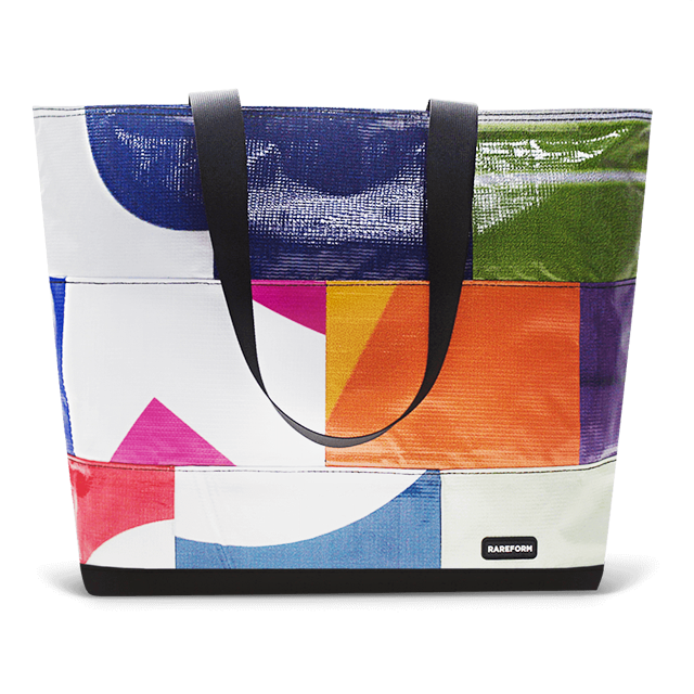 Patchwork Zippered Blake Tote