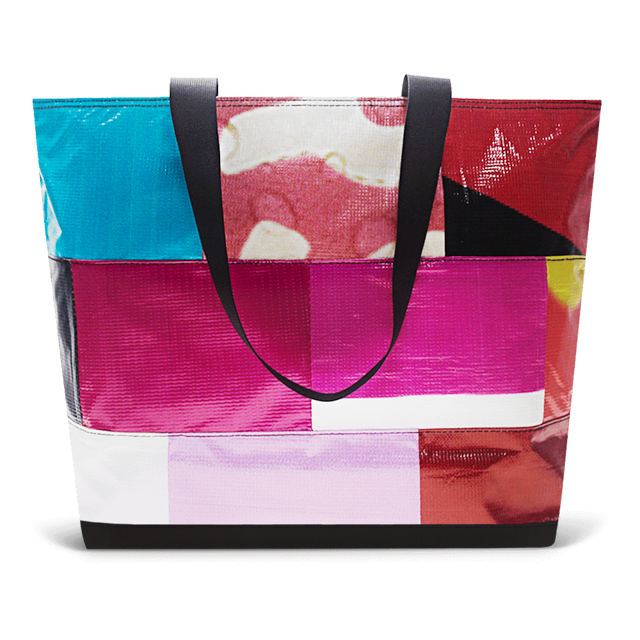Patchwork Zippered Blake Tote