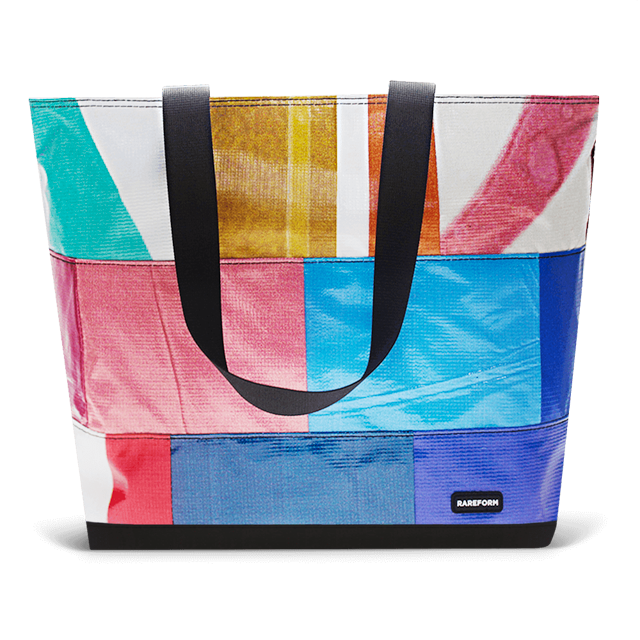 Patchwork Zippered Blake Tote