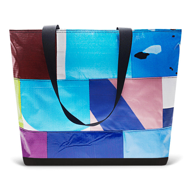 Patchwork Zippered Blake Tote