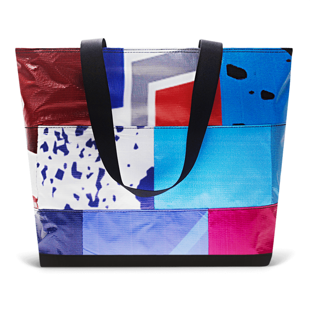 Patchwork Zippered Blake Tote