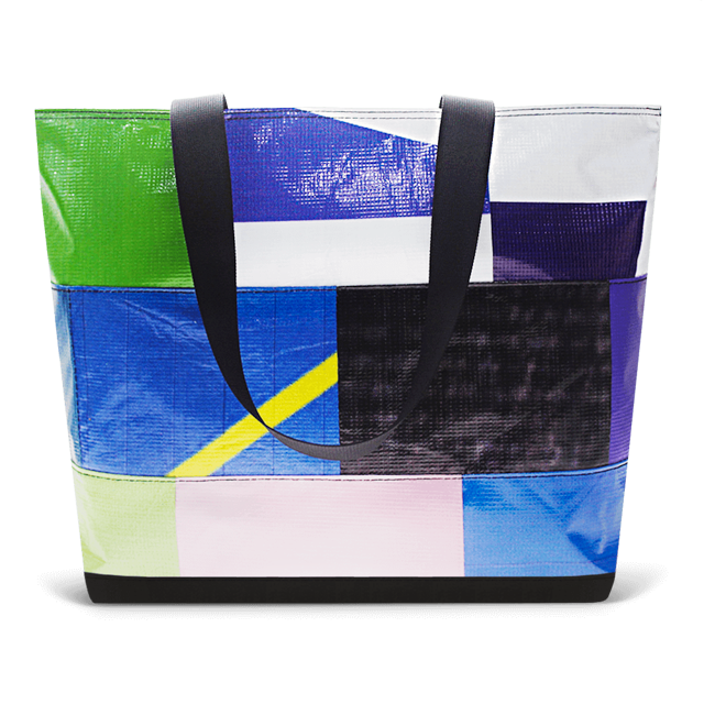 Patchwork Zippered Blake Tote