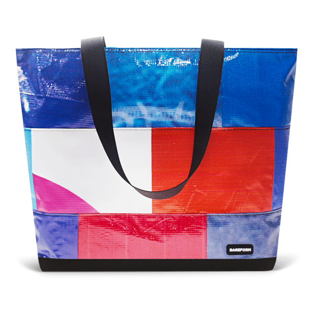 Patchwork Zippered Blake Tote