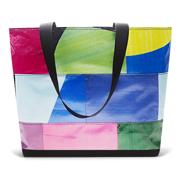 Patchwork Zippered Blake Tote