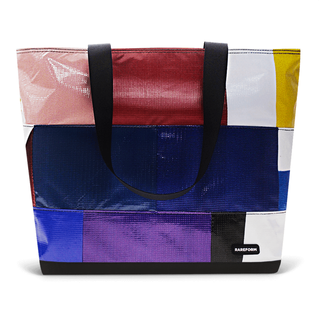 Patchwork Zippered Blake Tote