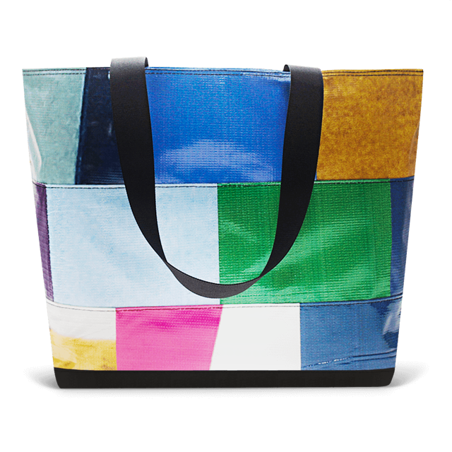 Patchwork Zippered Blake Tote
