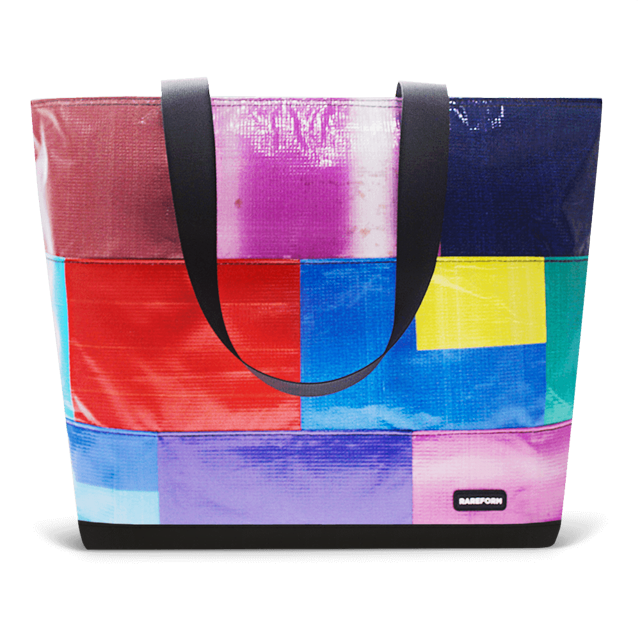 Patchwork Zippered Blake Tote