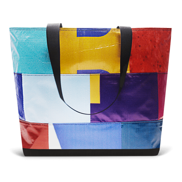 Patchwork Zippered Blake Tote