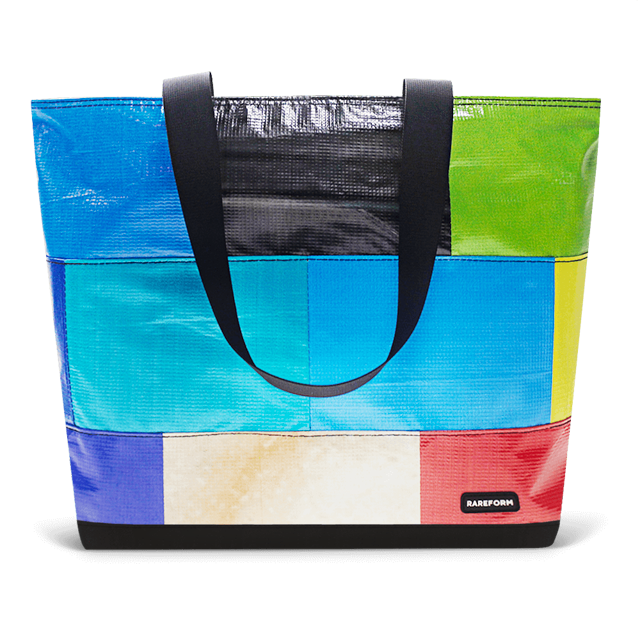 Patchwork Zippered Blake Tote