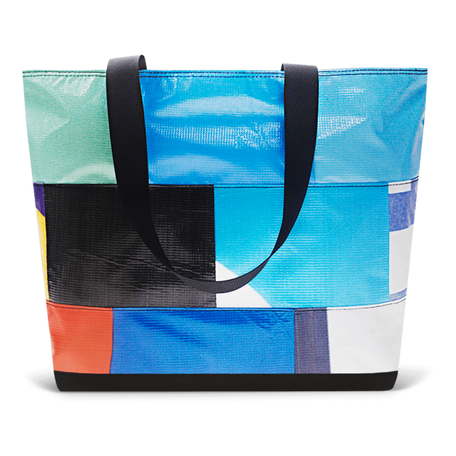 Patchwork Zippered Blake Tote