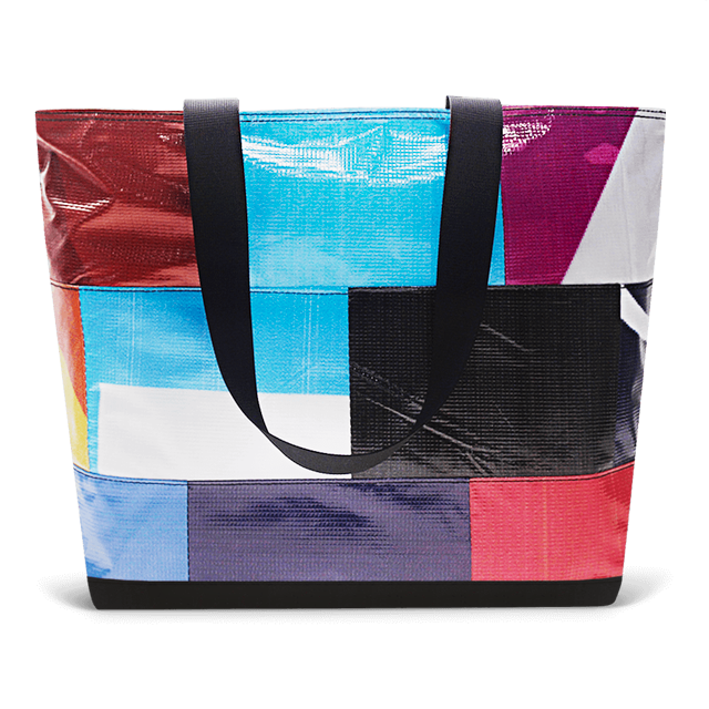 Patchwork Zippered Blake Tote