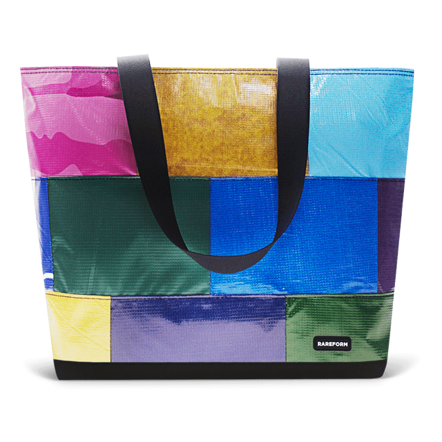 Patchwork Zippered Blake Tote