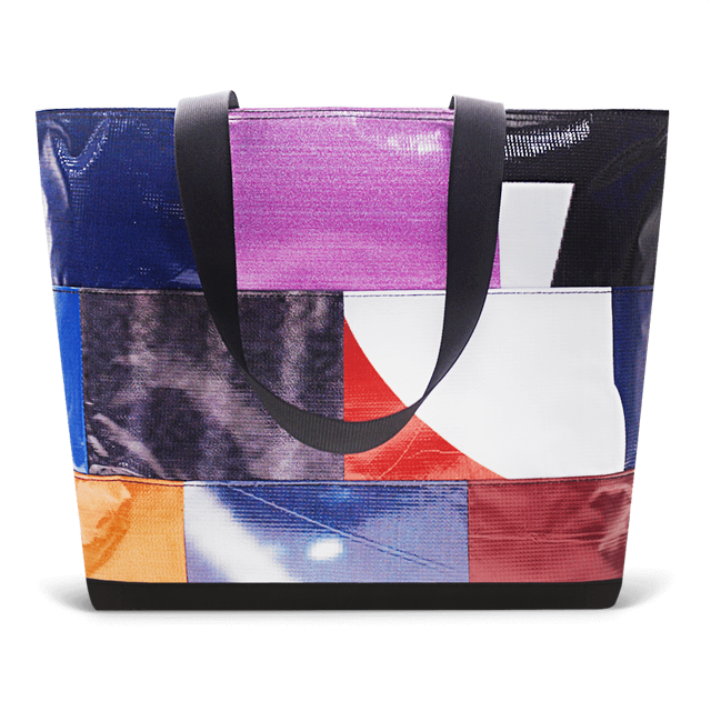Patchwork Zippered Blake Tote