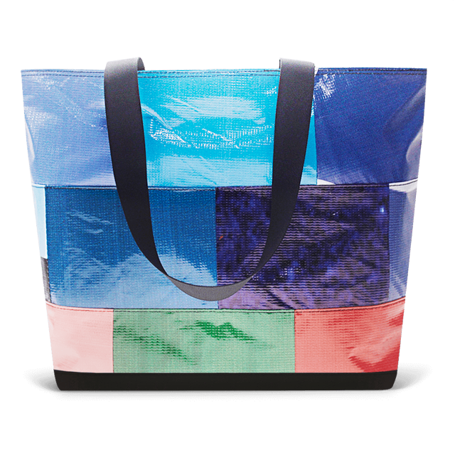 Patchwork Zippered Blake Tote
