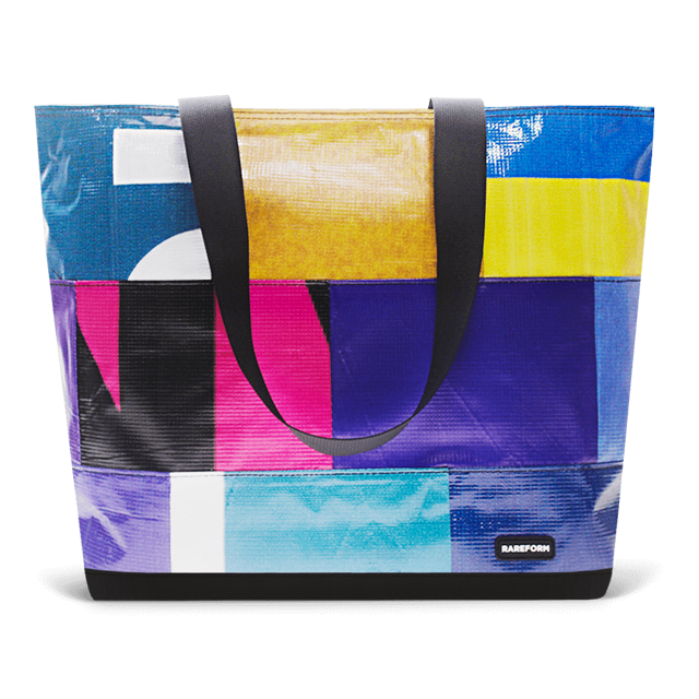 Patchwork Zippered Blake Tote