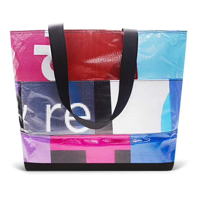 Patchwork Zippered Blake Tote