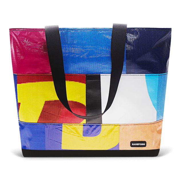 Patchwork Zippered Blake Tote