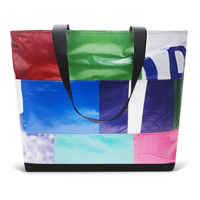 Patchwork Zippered Blake Tote