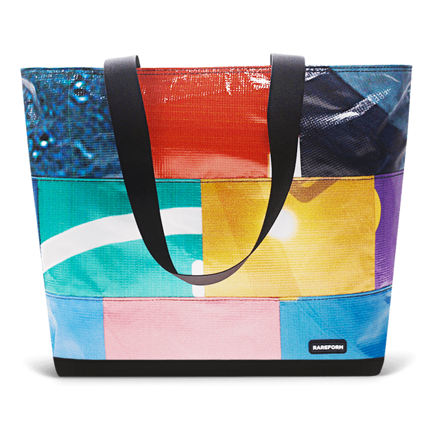 Patchwork Zippered Blake Tote