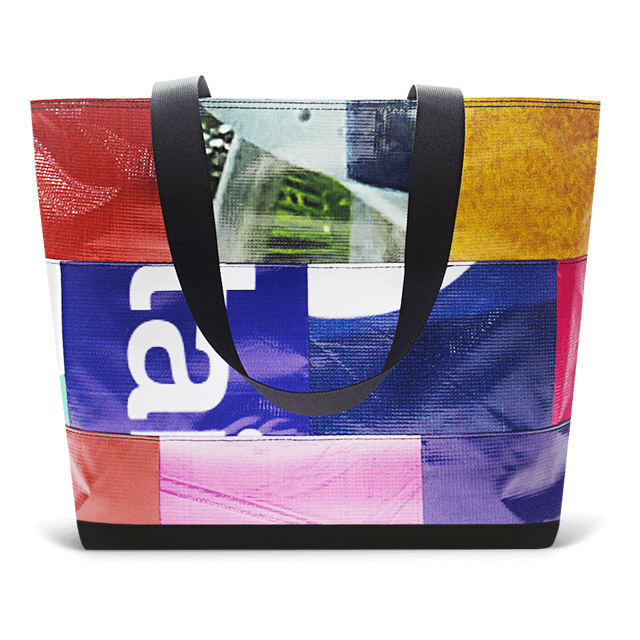 Patchwork Zippered Blake Tote