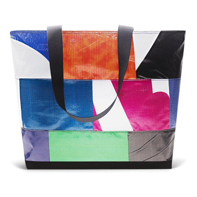 Patchwork Zippered Blake Tote