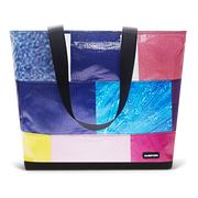 Patchwork Zippered Blake Tote