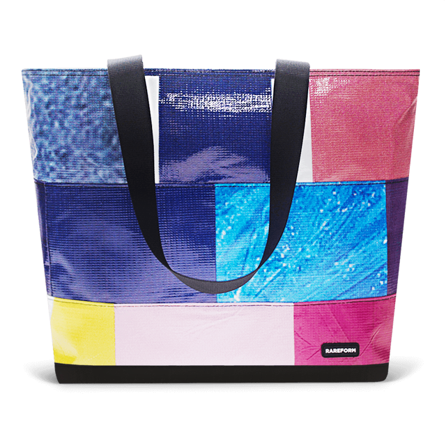 Patchwork Zippered Blake Tote